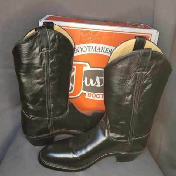 Justin Boots Other - "Justins" Black Cowboy Boots
